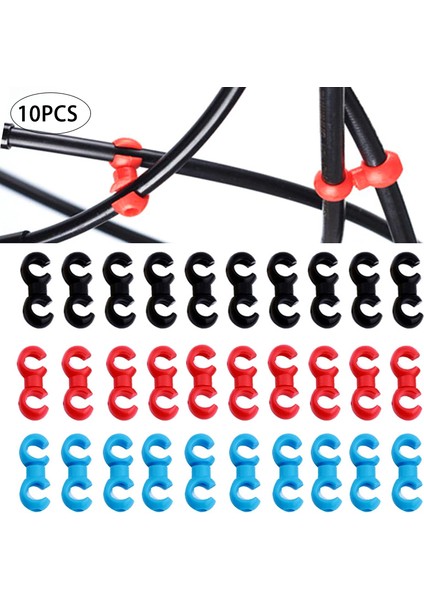 Kırmızı Stil Sıcak Ape Bisiklet Fren Hatları Hortum Kanca Klipleri Bisiklet Çapraz Kablo Düzenleyici Bağ Tutucu Kılavuz Hortum Tokası Bisiklet Aksesuarları (Yurt Dışından) fiyatları