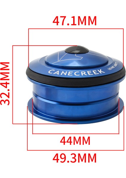 Mavi Stil Bisiklet Peilin Rulmanlı Direksiyon 44MM Alüminyum Kartuş Direksiyon Kasesi Seti 4 Renk Seçeneği Bisiklet Ekipmanı Parçaları Aksesuarları (Yurt Dışından) fırsatları