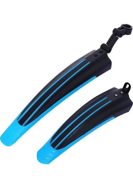 Siyah Açık Mavi Tarzı 1 Çift Şık Mtb Bisiklet Ön Arka Çamurluk Dağ Bisikleti Plastik Çamurluk Takımı Bisiklet Aksesuarları Için Bisiklet Çamurluk Kanat (Yurt Dışından)
