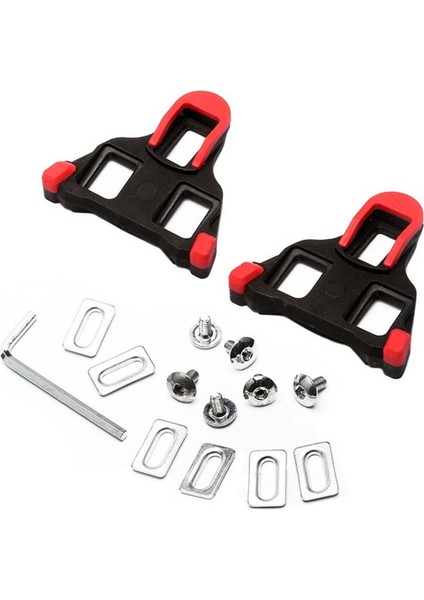 Kırmızı Stil Yol Bisikleti Pedal Plakası Spd Sl Bisiklet Pedalları Klipsi Öz Kilitleme Plakası Yüzen Pedal Plakaları Bisiklet Ayakkabıları Bisiklet Aksesuarları (Yurt Dışından)