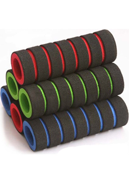 1 Çift Mavi Tarzı Kaymaz Bisiklet Direksiyonu Yarış Bisikleti Motosiklet Sünger Tutma Kılıfı Uyumlu Yumuşak Tutma Sapı (Yurt Dışından) fırsatları