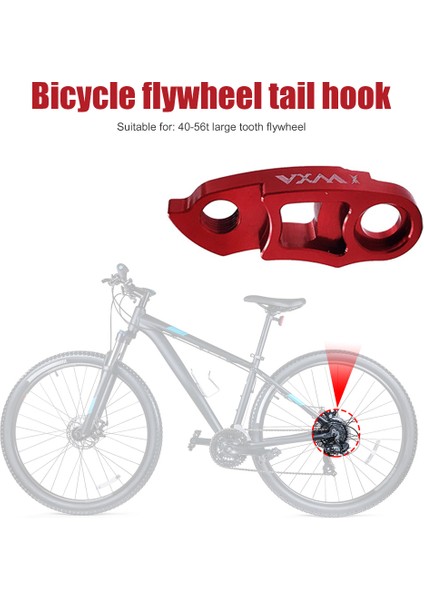 Kırmızı Stil Uzun Mtb Bisiklet Yol Bisikleti Arka Aktarıcı Askı Uzatma Uzatıcı Çerçeve Dişli Kuyruk Kanca Uzatıcı T Büyük Dişli Çark Için (Yurt Dışından)