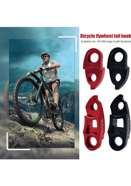 Kırmızı Stil Uzun Mtb Bisiklet Yol Bisikleti Arka Aktarıcı Askı Uzatma Uzatıcı Çerçeve Dişli Kuyruk Kanca Uzatıcı T Büyük Dişli Çark Için (Yurt Dışından)