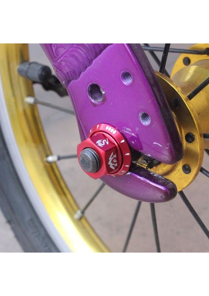 Mavi Stil Muqzı Bisiklet M10 Göbek Somun Alüminyum Alaşım Civata Flanş Ön Tekerlek Arka Tekerlek Vidalı Kapağı Mtb Yol Katlanır Sabit Vites Bisiklet (Yurt Dışından) fırsatları