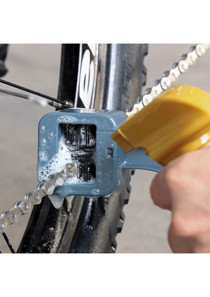 E Tipi Stili Plastik Motorsiklet Bisiklet Zincir Temizleme Fırçası Dişli Kir Fırçası Mtb Bisiklet Makine Yıkama Fırçası Temizleyici Bisiklet Temizleme Kiti (Yurt Dışından)