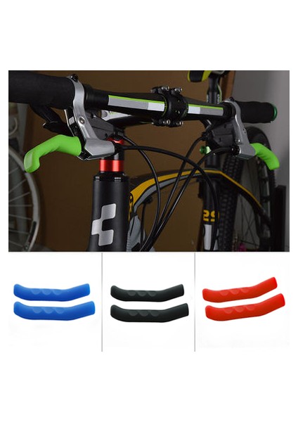 Yeşil Stil 2 Adet Evrensel Silikon Jel Fren Kolu Kılıfı Bisiklet Bisiklet Koruma Kapağı Koruyucu Kılıf Sabit Dişli Dağ Yol (Yurt Dışından) modelleri