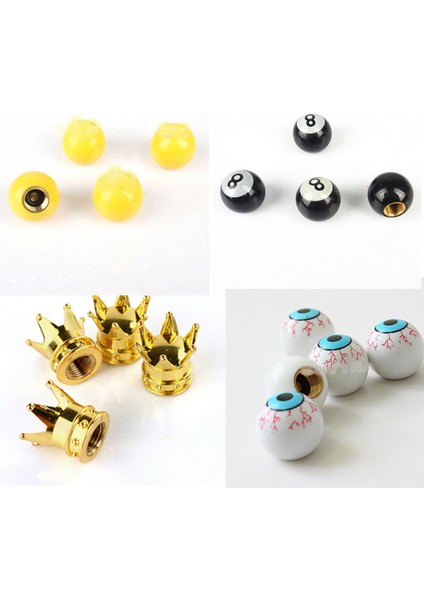 Gök Mavisi Tarzı Araba Bisiklet Lastik Hava Valfı Kapağı Üniversal Taç Stil Otomobil Tekerlek Lastik Valfı Toz Kapağı Aksesuarları (Yurt Dışından) modelleri