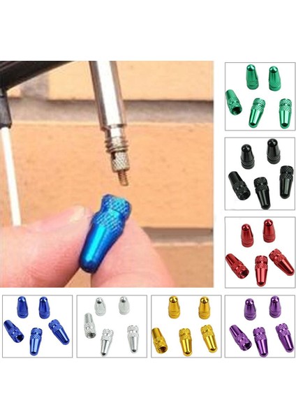 Mor Tarzı 5 Adet Bisiklet Valf Kapağı Mtb Tekerlek Jantı Lastik Gövdesi Valf Kapağı Bisiklet Presta Alüminyum Basınç Valf Kapağı Toz Kapağı Bisiklet Aksesuarı (Yurt Dışından) fiyatları