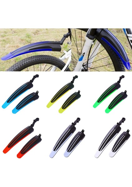 Siyah Gri Tarzı 1 Çift Şık Mtb Bisiklet Ön Arka Çamurluk Dağ Bisikleti Plastik Çamurluk Takımı Bisiklet Aksesuarları Için Bisiklet Çamurluk Kanat (Yurt Dışından) fiyatları