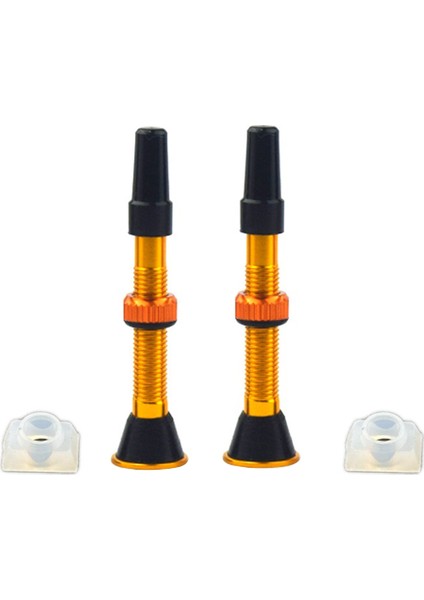 M 40MM Stili Mtb Dağ Bisikleti ve Yol Bisikleti Için Su Geçirmez Presta Tüpüsüz Lastik ve Kapaklı Alaşım Gövdeli Bisiklet Lastik Valfi. (Yurt Dışından)