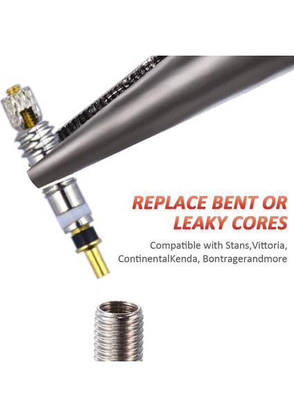 6 Adet Tarzı Mtb ve Yol Bisikleti Aksesuarları Için Pirinç Presta Vana Çekirdekleri ile Yedek Presta Stil Lastik Valf Çekirdekleri Çıkartıcı (Yurt Dışından) fiyatları