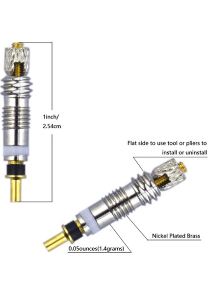 6 Adet Tarzı Mtb ve Yol Bisikleti Aksesuarları Için Pirinç Presta Vana Çekirdekleri ile Yedek Presta Stil Lastik Valf Çekirdekleri Çıkartıcı (Yurt Dışından) modelleri