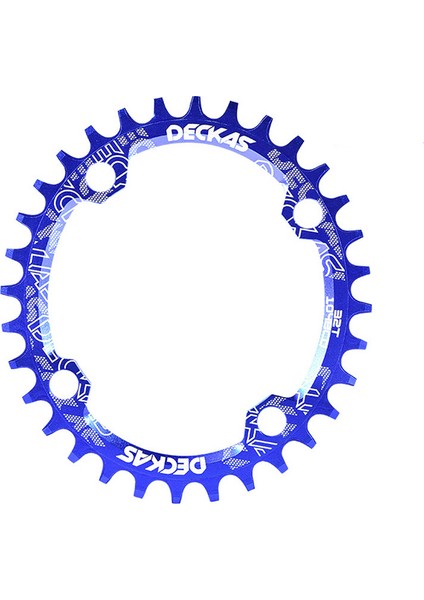Mavi Stil 36T Oval Mtb Zinciri 104 Bcd Dar Genişlikli Bisiklet Kuruluşu Dişli 104BCD Taç Dağ Bisikleti Plakası Zincir Halkası (Yurt Dışından)