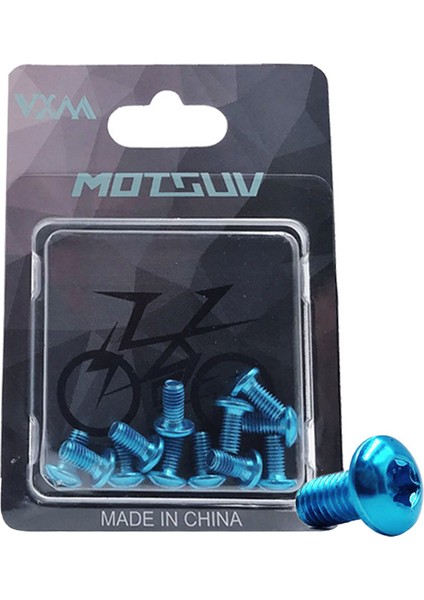 Mavi Stil Mtb Bisiklet Disk Fren Rotoru Torx Civataları T25 Alaşım Çelik Vidalar Renkli Rotor Civataları Bisiklet Tamir Aksesuarları (Yurt Dışından)