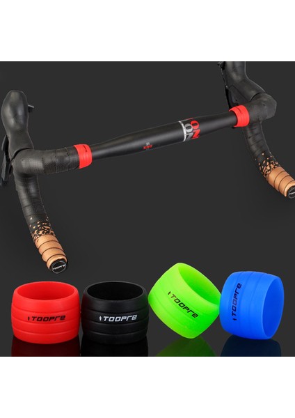 Siyah Stil 2 Adet Yol Bisikleti Motosiklet Dikme Yüzük Sabit Dişli Bisiklet Kaymaz Silikon Sap Korumalı Kol Bandı Bisiklet Aksesuarları (Yurt Dışından) fırsatları