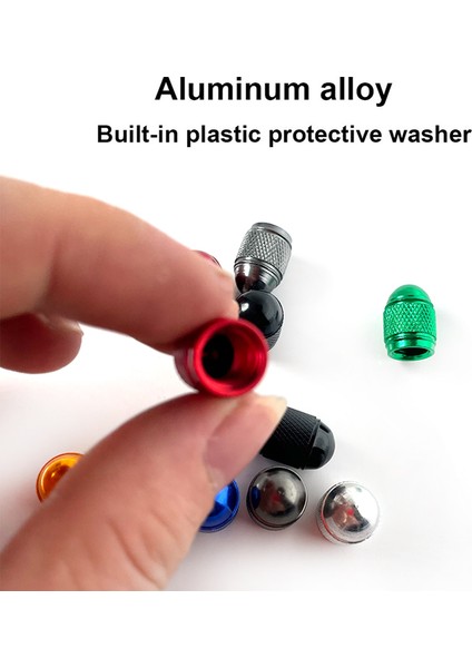 2 Adet Kırmızı Stil Alüminyum Bisiklet Lastik Valf Toz Geçirmez Bisiklet Valf Başlığı Kapağı Renkler Mtb Yol Dağ Iç Lastik Valf Kapağı Yedek Aksesuar (Yurt Dışından) fırsatları