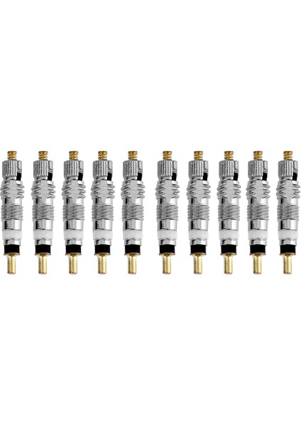 10 Adet Tarzı Pcs Bisiklet Vana Çekirdek Gövde Presta Stil Tüp Yok Road Bisiklet Mtb Hava Pompası Bisiklet Vana Çıkarma Aracı (Yurt Dışından)