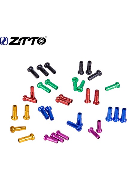 Mor 60 Adet Tarzı Ztto Mtb Bisiklet Konuş Başları 2.0*14MM Alüminyum Alaşımlı Bisiklet Yol Dağ Bisikleti Tekerlek Konuş Başları Çok Renkli (Yurt Dışından) fiyatları