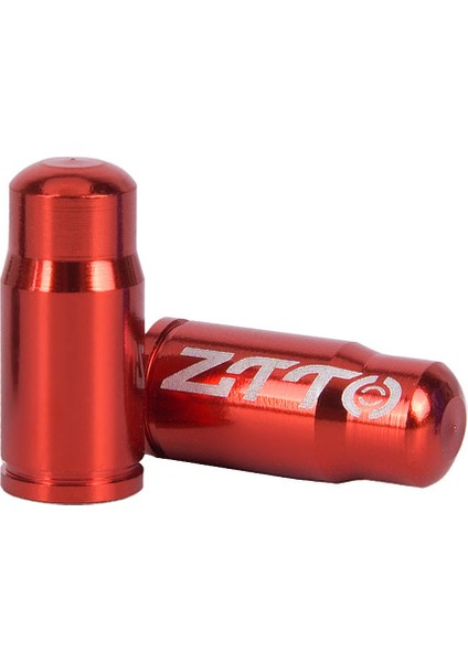 2 Adet Kırmızı Ztto Stili Bisiklet Lastik Valf Kapakları Ultrahafif Alüminyum Dağ Yolu Bisikleti Valf Kapağı Için Presta Lastik Valf Koruyucu Toz Kapakları (Yurt Dışından)