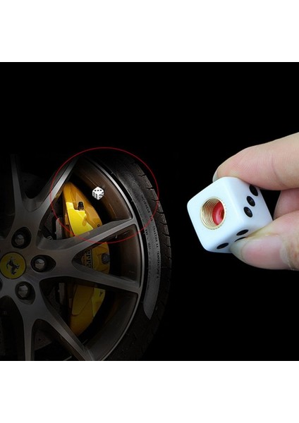 Siyah Stil 4 Adet Zar Biçimli Araç Kamyon Tekerlek Lastik Hava Vanası Kapak Toz Kapağı Bisiklet Vanası Aksesuarları (Yurt Dışından) indirimleri