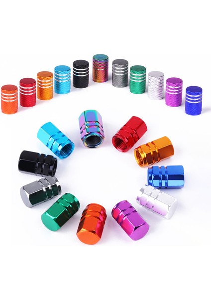 Tip C - Kırmızı Stil 4 Adet Bisiklet Valf Kapakı Alüminyum Alaşım Schrader Valf Kapakı Motor Kamyon Araba Bisikletler Lastik Valf Mili Kapakı Bisiklet Aksesuarı (Yurt Dışından) modelleri