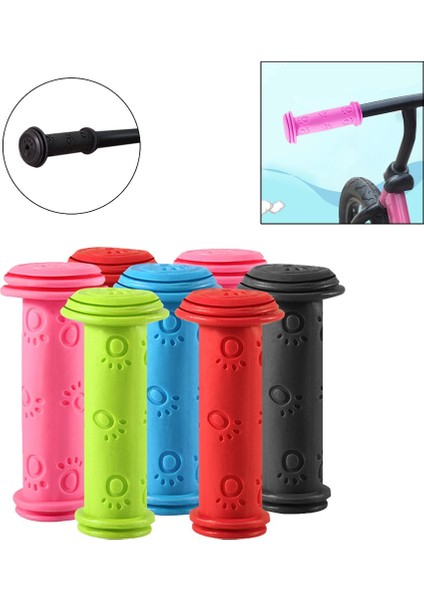 Siyah Stil 1 Çift Kauçuk Bisiklet Bisikleti Tutacak Kaymaz Su Geçirmez Üç Tekerlekli Scooter Çocuk Bisikleti Tutacağı Için Handlebar (Yurt Dışından) fırsatları