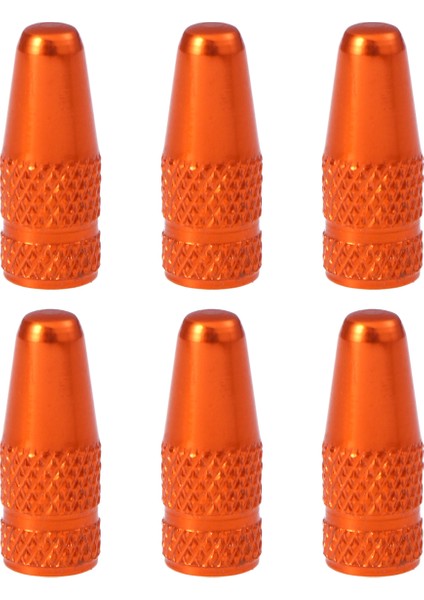 Turuncu Tarzı Vana Kapak Toz Örtüsü Bisiklet Alüminyum Alaşımlı Fransız Vana Kapları Mtb Yol Bisikleti Dağ Bisikleti Lastik Hava Vana Kapları (Yurt Dışından)