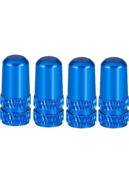 Mavi Presta Vana Stili 4 Adet Mtb Bisiklet Aksesuarları Alüminyum Alaşımlı Toz Geçirmez Bisiklet Vana Kapağı Lastik Hava Karaderi Vana Kapakları (Yurt Dışından)