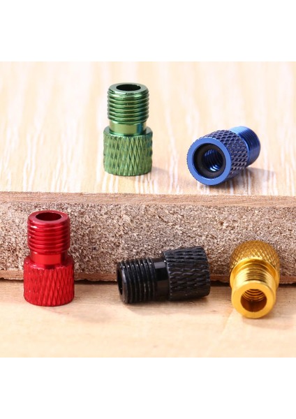 Kırmızı Stil 1pc Alüminyum Alaşım Mtb Bisiklet Pompa Valf Dönüştürücü Sabit Dişli Bisiklet Presta'dan Schrader Valf Adaptörü Bisiklet Lastik Tüp Araçları (Yurt Dışından) fiyatları