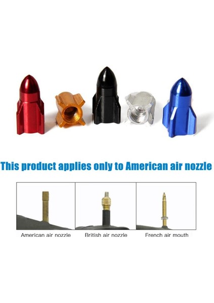 Huoxunshopc 1pc Rastgele Renk Stili Yeni Kask Valf Toz Kapak Alüminyum Alaşım Roket Şekil Yol Bisikleti Motorlu Bisiklet Araba Lastik Tekerlek Jant Gövdesi Hava Valf Toz Geçirmez Kapaklar (Yurt Dışından) fiyatları