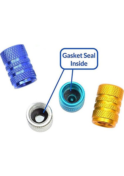 Mavi Stil Bisiklet Lastik Valf Kapakları, Tırtıklı Çok Renkli Anodize Edilmiş Işlenmiş Alüminyum Alaşımlı Bisiklet Valf Kapakları Toz Kapakları (Yurt Dışından) indirimleri