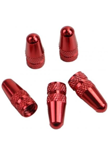 Kırmızı Stil 5 Adet Bisiklet Valf Kapağı Mtb Tekerlek Jantı Lastik Gövdesi Valf Kapağı Bisiklet Presta Alüminyum Basınç Valf Kapağı Toz Kapağı Bisiklet Aksesuarı (Yurt Dışından)