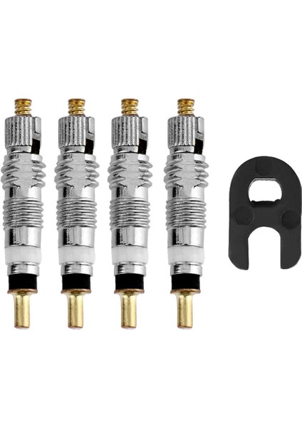 Takım Stili ile 4 Adet Vana Çekirdek Değiştirme Presta'dan Schrader'a Frenli Hava Pompası Bisiklet Mtb Yol Bisikleti Vana ve Çıkarma Aracı Bisiklet Aksesuarları (Yurt Dışından)