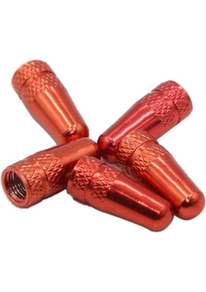 A--Kırmızı--4pcs Tarzı 4 Adet Yüksek Basınç Spike Lastik Valfı Bisiklet Valf Kapakları Alüminyum Valf Kapakları Toz Kapak Mtb Bisiklet Yol Bisikleti Aksesuarları (Yurt Dışından) fırsatları