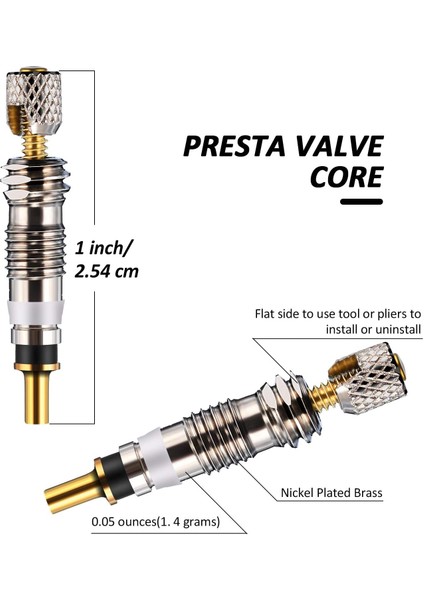 12 Adet Tarzı Mtb Yol Bisikleti Lastik Tamir Hizmeti Parçaları ile Pcs Presta Valf Pirinç Çekirdek Aracı Bisiklet Lastik Hava Valfi W Opsiyonel Aracı (Yurt Dışından) modelleri