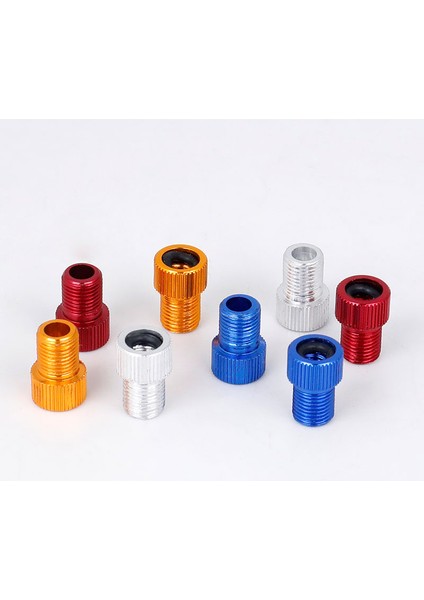 Altın 4 Adet Tarzı Bisiklet Anodize Alaşımlı Bisiklet Valf Adaptörü Presta'dan Schrader'a Dönüşüm Fv Av Nozül Dönüştürücü Pedal Çevirici (Yurt Dışından) indirimleri
