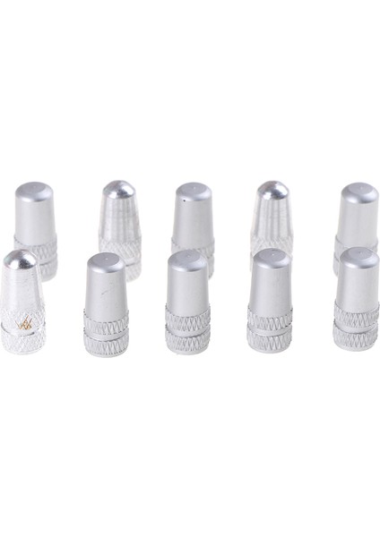 Gümüş Tarzı Bisiklet Aksesuarları Bisiklet Presta Valf Kapakları Dayanıklı Bisiklet Fixie Mtb Presta Jant Lastiği Gövde Hava Valf Kapakları Toz Koruyucu (Yurt Dışından)