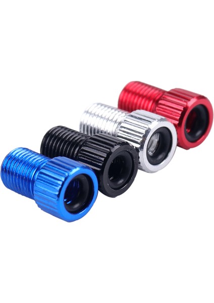 Kırmızı Stil 4 Adet Alüminyum Alaşım Vana Adaptörü Pompa Dönüştürücü Presta'dan Schrader Vana Adaptörü Kapları Gaz Nozulu Bisiklet Aksesuarları (Yurt Dışından) fırsatları