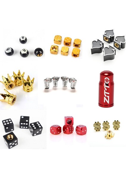 No.15 Tarzı Alüminyum Araba Kamyon Bisiklet Motosiklet Lastik Vana Çekirdek Kapağı Tekerlek Vana Gövde Kapak Toz Kapağı (Yurt Dışından) indirimleri