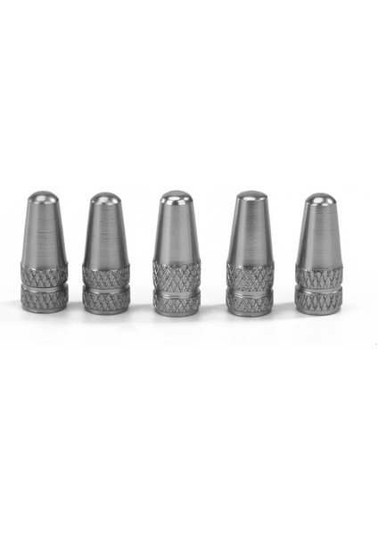 Titanyum Tarzı 5 Adet Bisiklet Presta Yüksek Alüminyum Basınç Valf Kapakları Toz Kapakları Valf Adaptörü Bisiklet Yol Bisikleti Lastik Valf Adaptörü Tüp (Yurt Dışından)