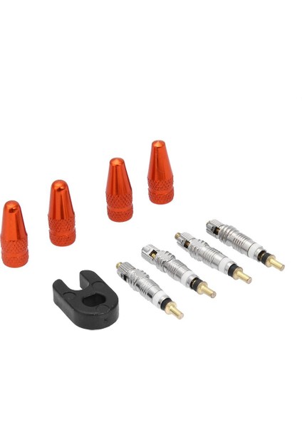 Siyah Stil Bisiklet Tamir Aracı Resta Vana Kapakları + Vana Çekirdekleri + Anahtar Aracı Bisiklet Vana Çekirdek Setleri Bisiklet Aksesuarları (Yurt Dışından) fırsatları