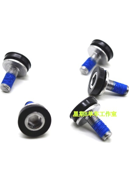 Gümüş Beyaz Stil Alüminyum Alaşım Çelik Bisiklet Kare Delikli Alt Menteşe Su Geçirmez Contalı Cıvata M8*15MM (Yurt Dışından) indirimleri