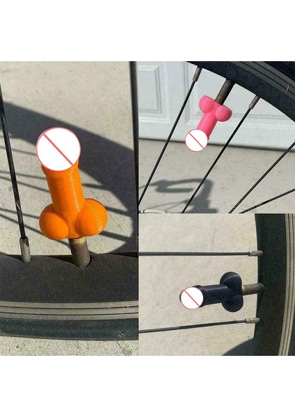 Turuncu Tarzı 4 Adet Komik Bisiklet Valf Kapakları Araba Lastik Valf Kapakları Luminous Kapaklar Mtb Dağ Bisikleti Lastik Valf Koruyucu Bisiklet Aksesuarları (Yurt Dışından) modelleri