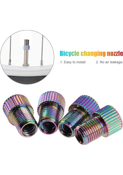 Siyah Stil 4 Adet Bisiklet Valf Adaptörü Presta'dan Schrader'e Tekerlek Gaz Memesi Tüp Dönüştürücü Bisiklet Bisiklet Tüp Pompası Hava Kompresörü Araçları (Yurt Dışından) fiyatları
