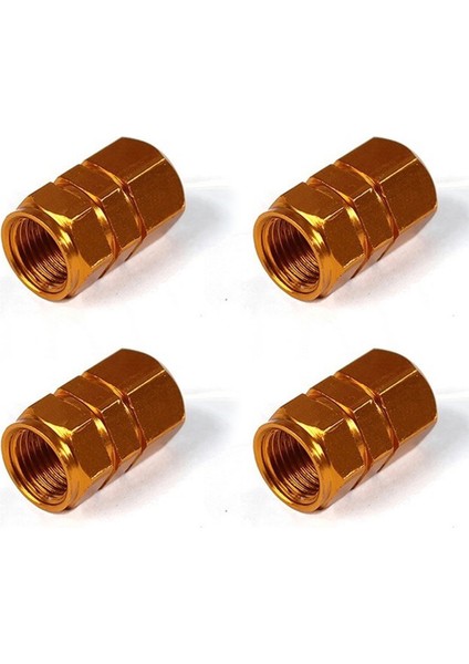 Altın Tarzı 4pc Evrensel Toz Geçirmez Alüminyum Alaşımlı Bisiklet Kapağı Tekerlek Lastik Kapaklı Araç Kamyon Lastik Bisiklet Aksesuarları 4 Renk Valf (Yurt Dışından)