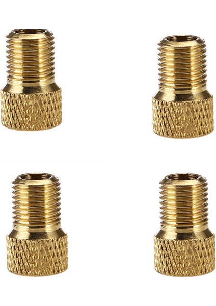 C Stili 4 Adet Bisiklet Valf Adaptörü Pompa Dönüştürücü Presta'dan Schrader'a Bakır Valf Adaptörü Tekerlek Gaz Nozulu Boru Aracı Bisiklet Aksesuarları (Yurt Dışından)