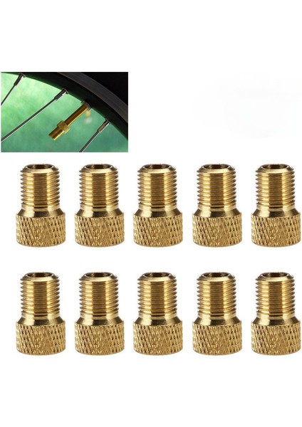 C Stili 4 Adet Bisiklet Valf Adaptörü Pompa Dönüştürücü Presta'dan Schrader'a Bakır Valf Adaptörü Tekerlek Gaz Nozulu Boru Aracı Bisiklet Aksesuarları (Yurt Dışından) fiyatları