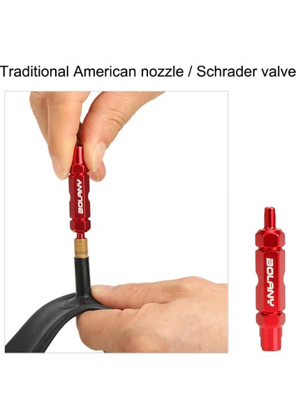 Kırmızı Stil Bisiklet Vana Anahtarı Çok Fonksiyonlu Bisiklet Lastik Nozül Sökme Aracı Mtb Tekerlek Çekirdek Somun Çıkarıcı Anahtar Schrader Presta Için (Yurt Dışından)