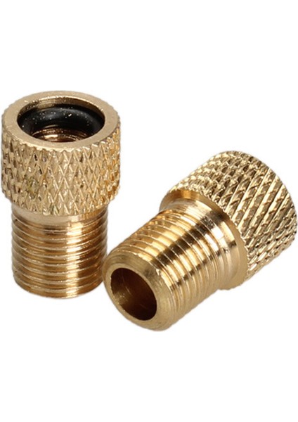 2 Adet Stil Vana Adaptörü Pompa Dönüştürücü Fransızdan Amerikan Norm Bakır Vana Adaptörü Tekerlekler Gaz Nozulu Boru Aracı Bisiklet Aksesuarları (Yurt Dışından)