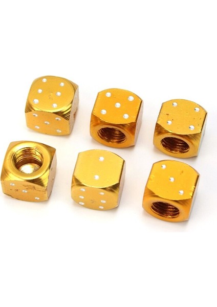 No.12 Tarzı 4 Parça Bisiklet Lastik Vana Kapakları Evrensel Toz Geçirmez Altın Taç Lastik Tekerlek Gövde Hava Valf Kapakları Lastik Valf Araç Kamyon Bisiklet (Yurt Dışından)